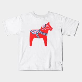 Dalaran Horse, Dalahäst Kids T-Shirt